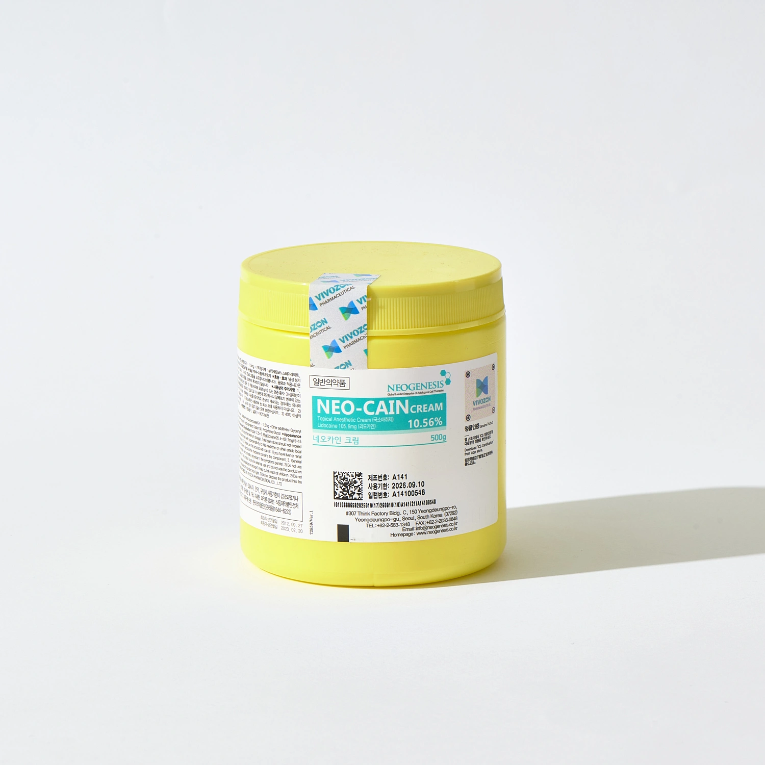 Neo-Cain cream 10.56% (500 gram)